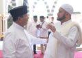 Didampingi Gibran, Lebaran Hari Pertama Prabowo Silaturahmi dengan Habib Syech di Solo