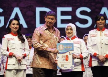Hashim Djojohadikusumo dan Adhitya Yusma Perdana Resmi Lantik Srikandi Jaga Desa, Perkuat Peran Perempuan dalam Pembangunan Desa dan Kelurahan